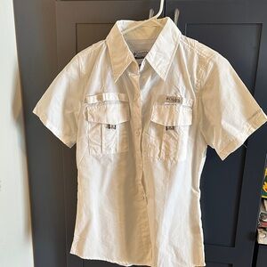 Columbia Kids' White Button Down Shirt